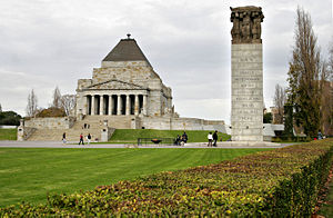 Музей в Мельбурне храм памяти
