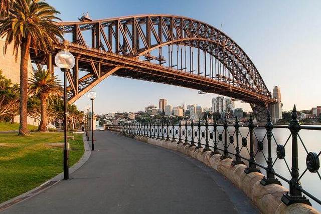 Достопримечательность Сиднея мост Харбор Бридж (Sydney Harbour Bridge)